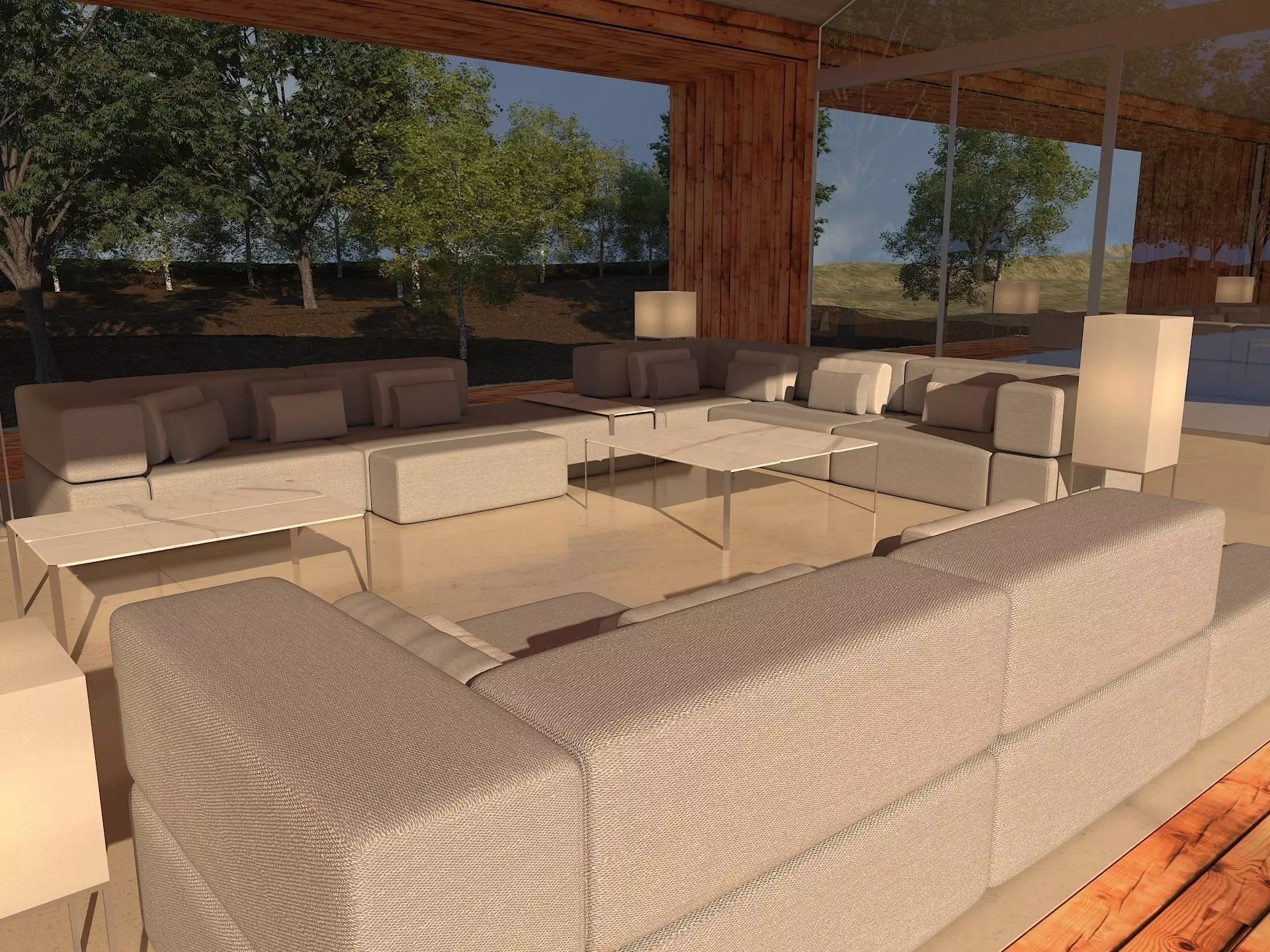 Tablet Sofa Collection 3D model