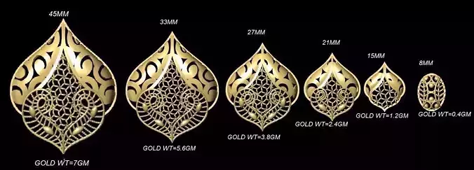 vrpnd2698 gold leaf design
