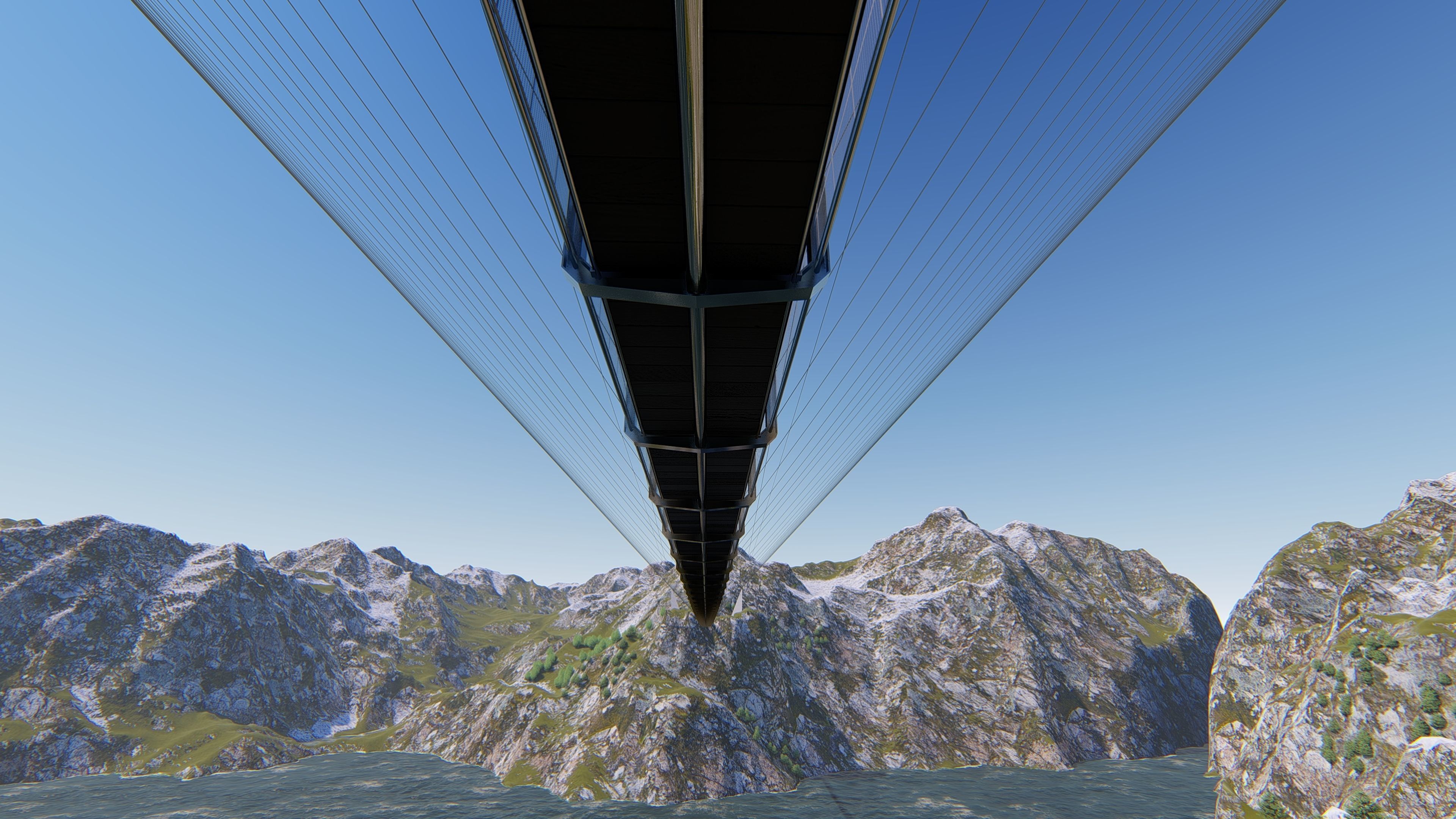 Bridge suspension - 3D model Max-Lumion 3D model_4