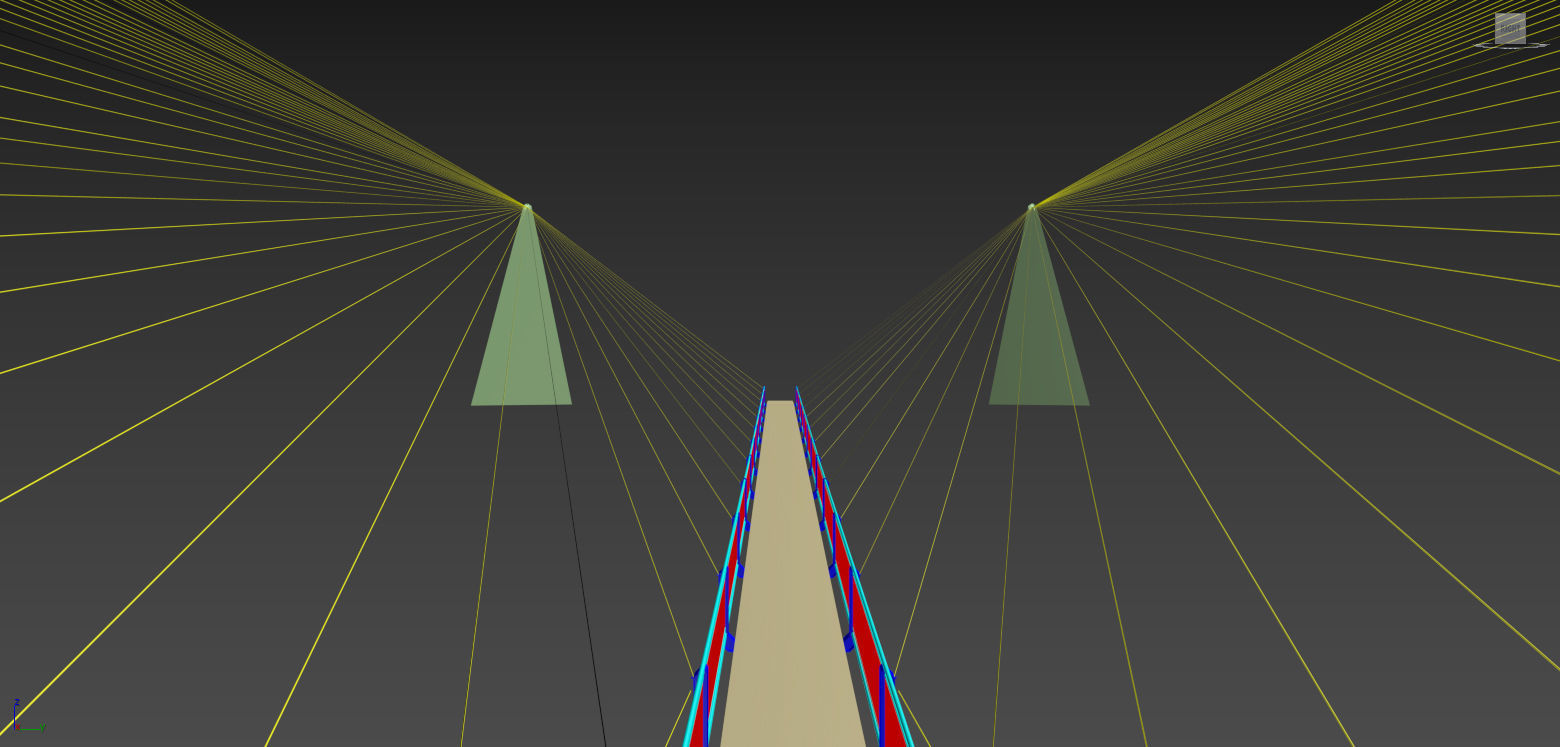 Bridge suspension - 3D model Max-Lumion 3D model_8