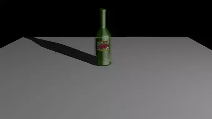 simple wine bottle