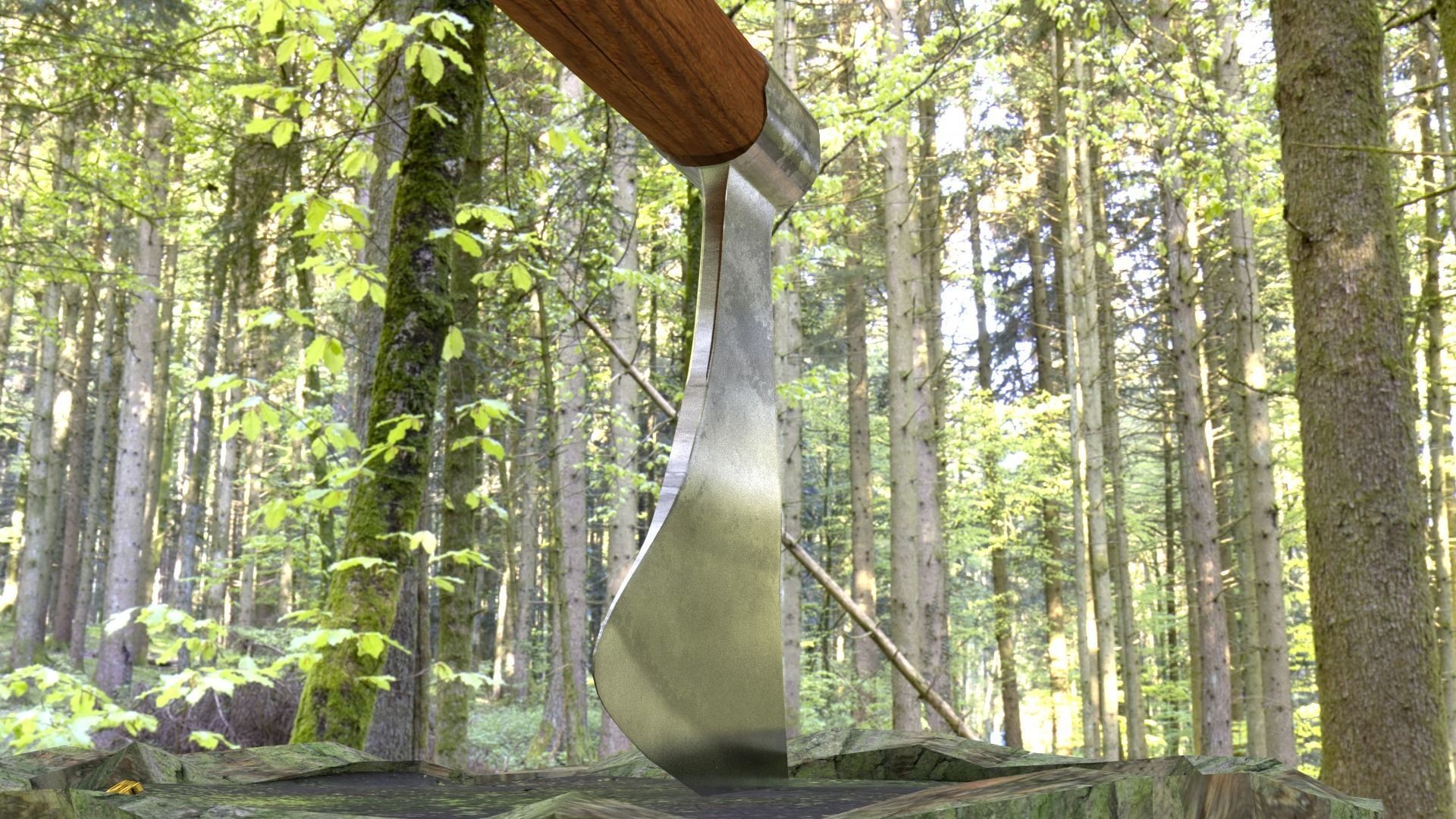 ORTAS AXE NO 8 WAR AXE 3D PRINTABLE 3D print model_17