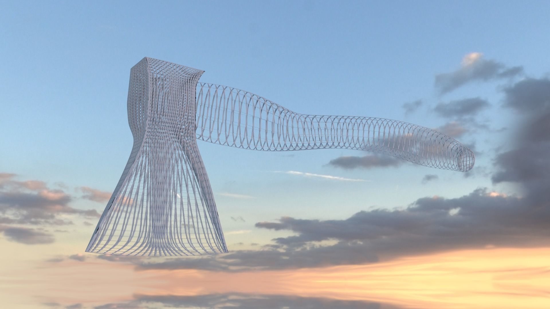 ORTAS AXE NO 9 REALISTIC GAME READY AXE 3D PRINTABLE 3D print model_11