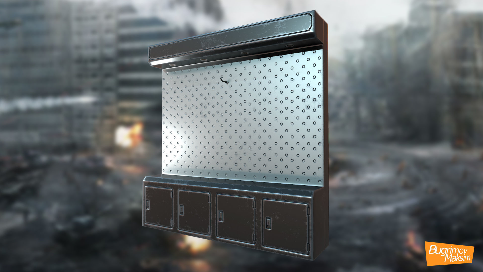 PBR Weapons pack  Low-poly 3D model_19