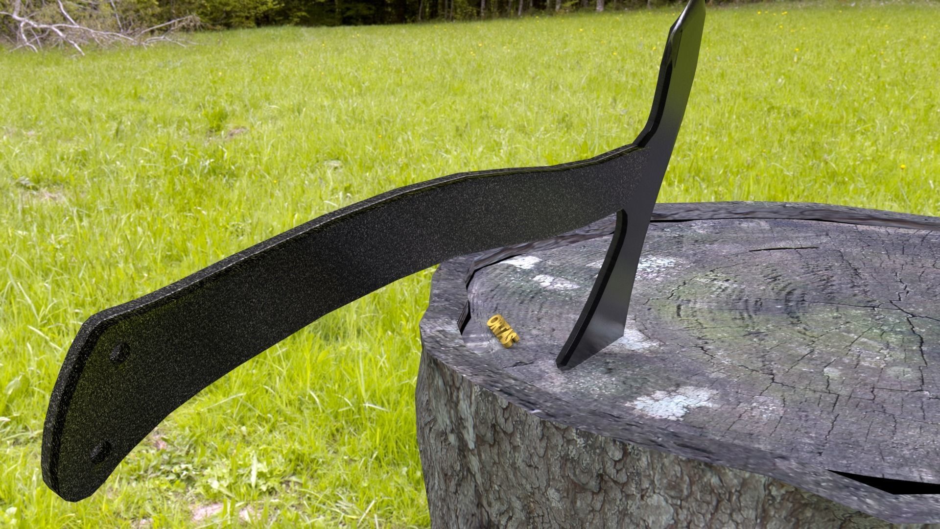 ORTAS AXE NO 11 TACTICAL TOMAHAWK 3D PRINTABLE 3D print model_16