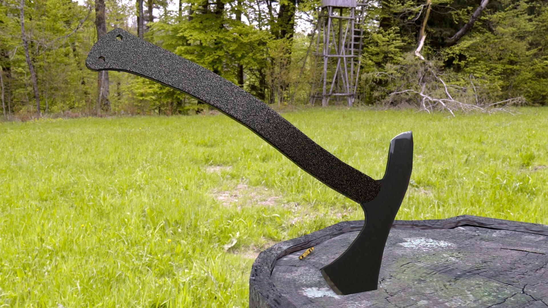 ORTAS AXE NO 11 TACTICAL TOMAHAWK 3D PRINTABLE 3D print model_5