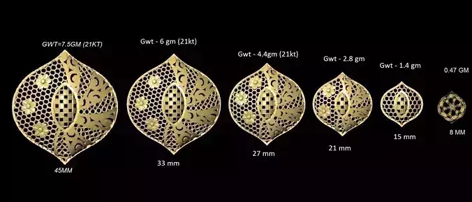 vrpnd2589 gold leaf design