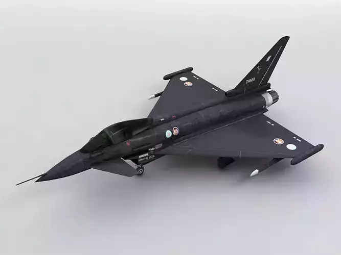 Eurofighter Typhoon Jet Aircraft  -Dark