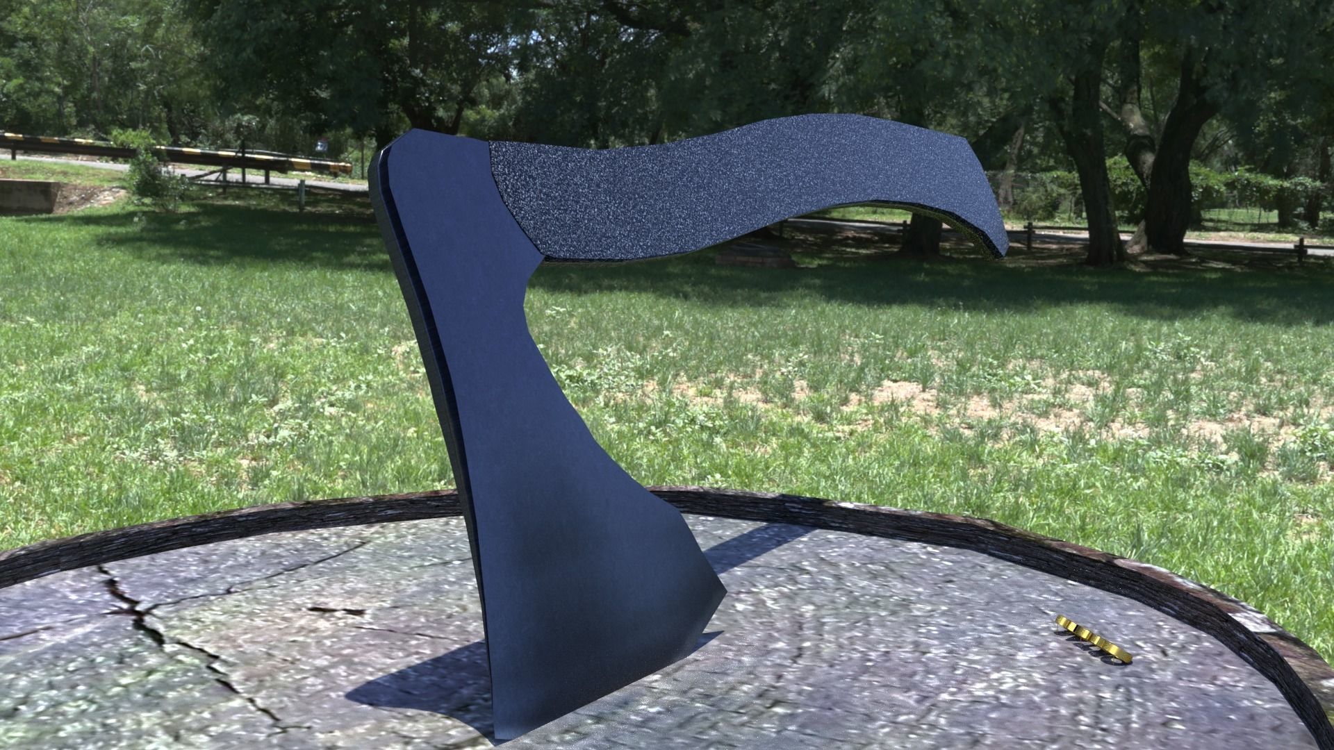 ORTAS AXE NO 12 TACTICAL WEAPON 3D PRINTABLE 3D print model_11