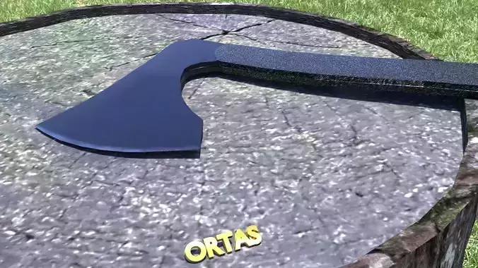 ORTAS AXE NO 12 TACTICAL WEAPON 3D PRINTABLE 3D print model