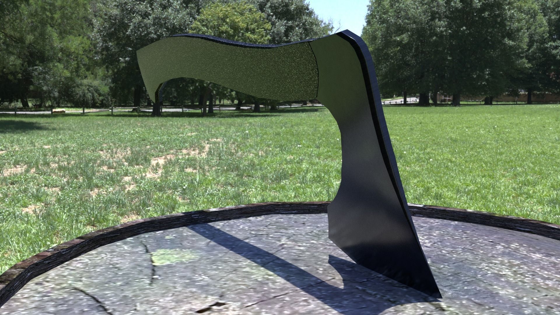 ORTAS AXE NO 12 TACTICAL WEAPON 3D PRINTABLE 3D print model_19
