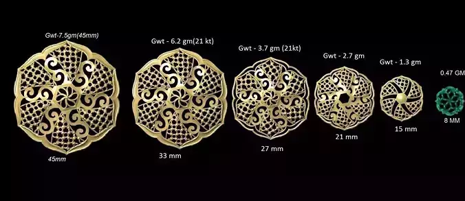 VRPND2562 gold - plated ornaments