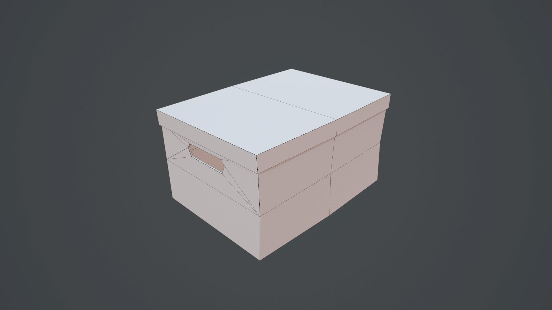 CARDBOARD-2 LOW POLY - HIGH QUALITY Low-poly 3D model_8