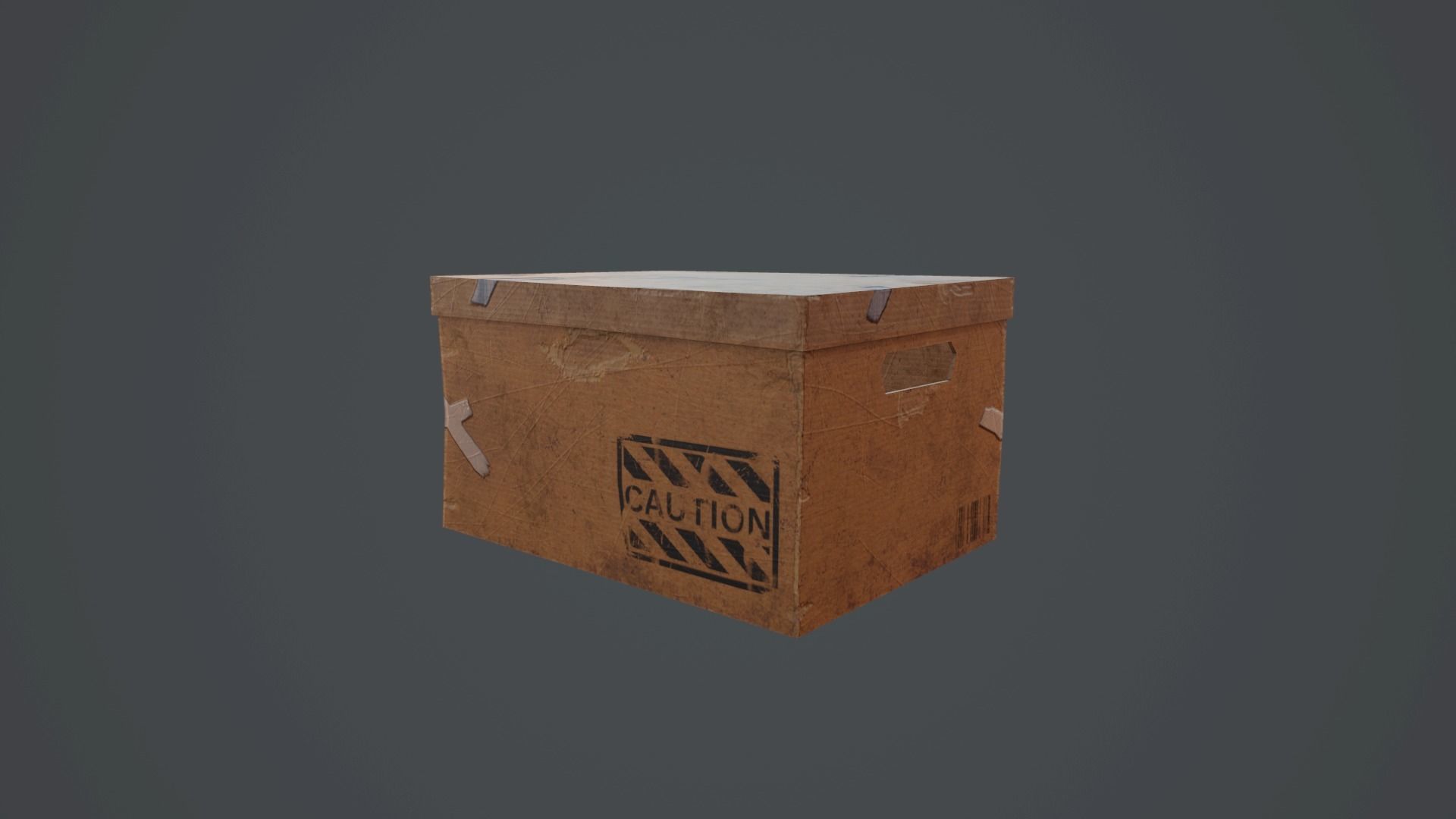 CARDBOARD-2 LOW POLY - HIGH QUALITY Low-poly 3D model_4