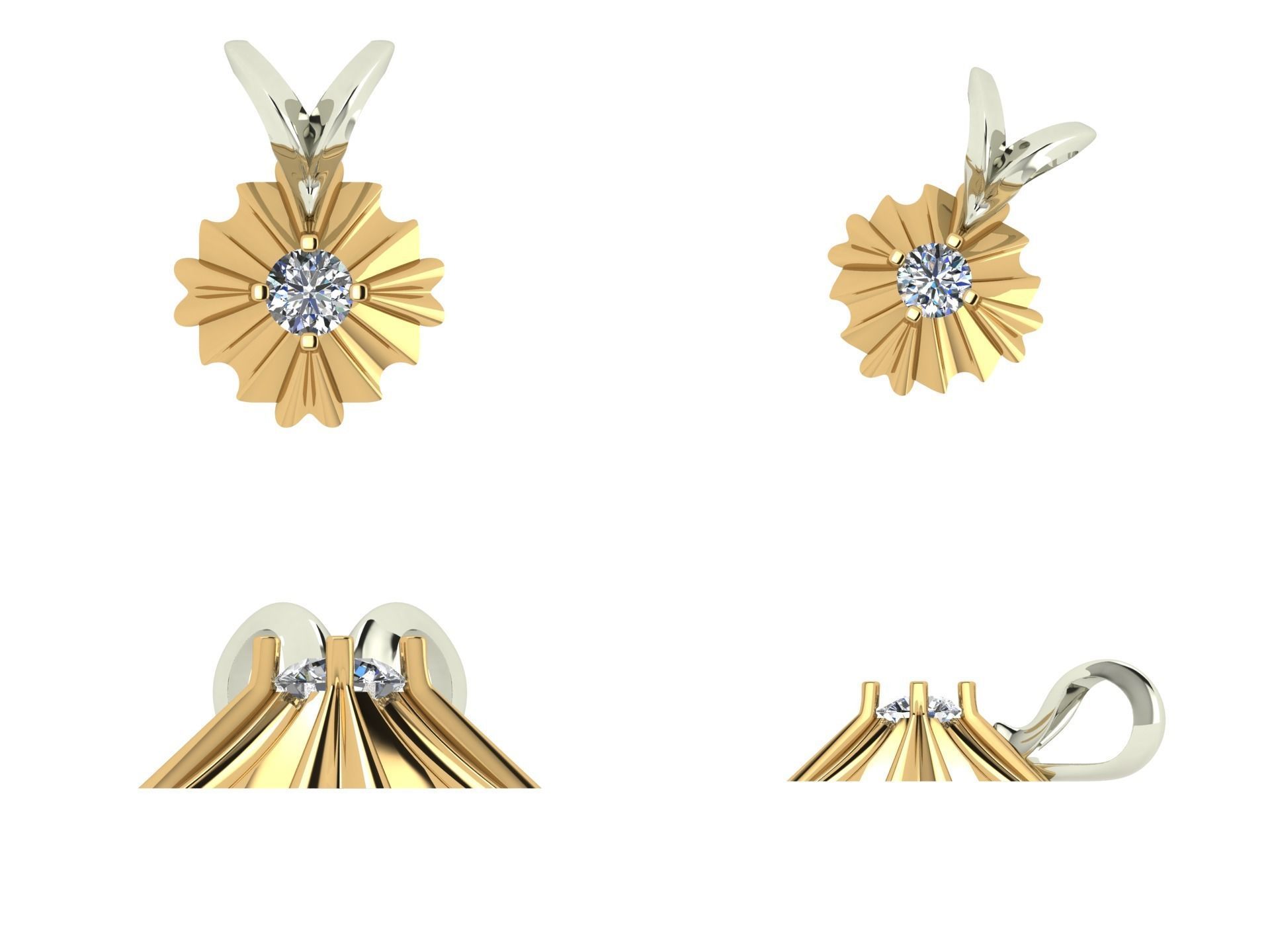  Pendant  bi 3  3D print model_6