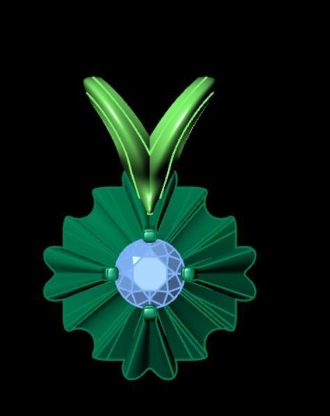  Pendant  bi 3  3D print model_11