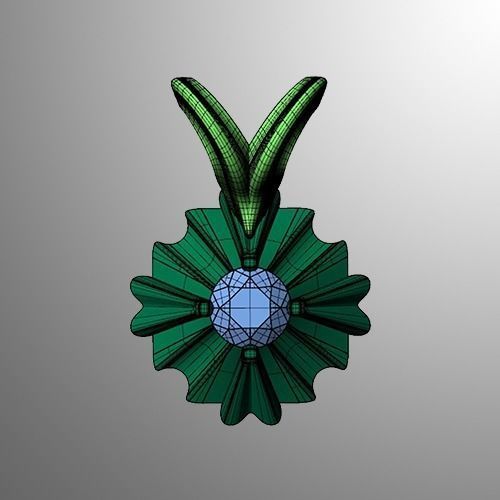  Pendant  bi 3  3D print model_2