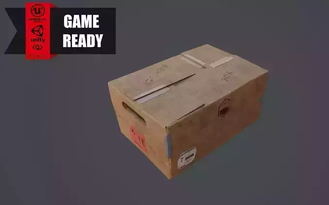 CARDBOARD-3 LOW POLY - HIGH QUALITY