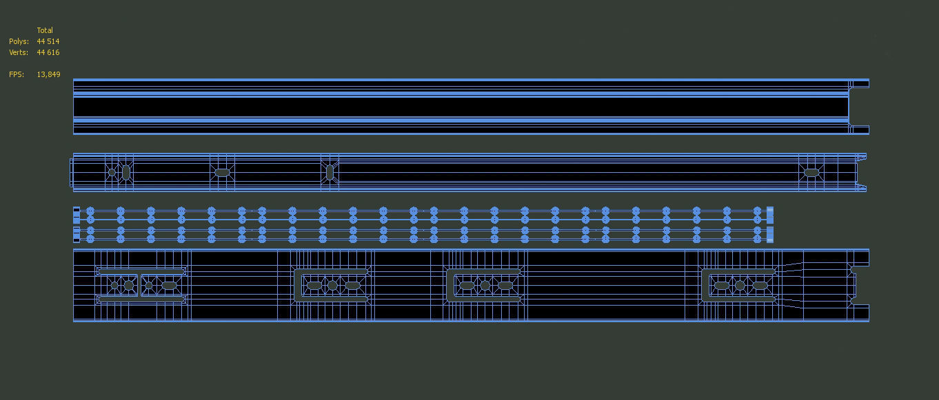 Guide rail 3D model_3