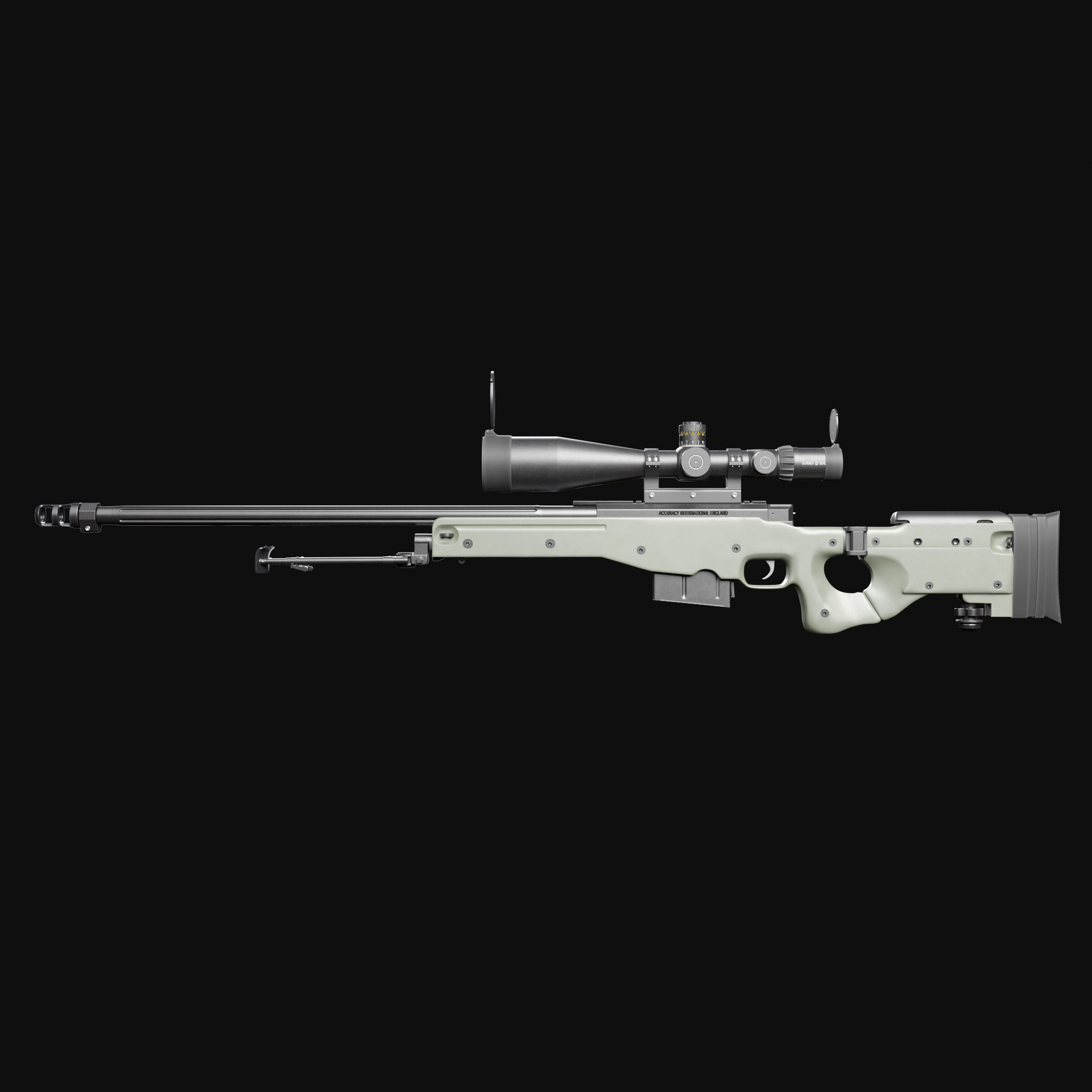 Accuracy International AWM L115A3 3D model_4