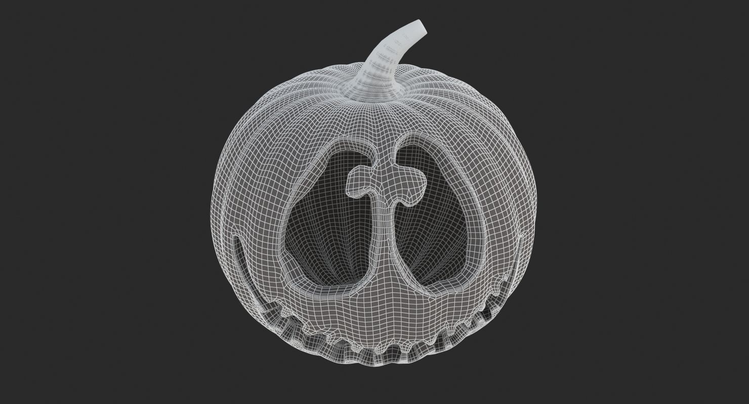 Halloween 6 Pumpkin 3D model_18