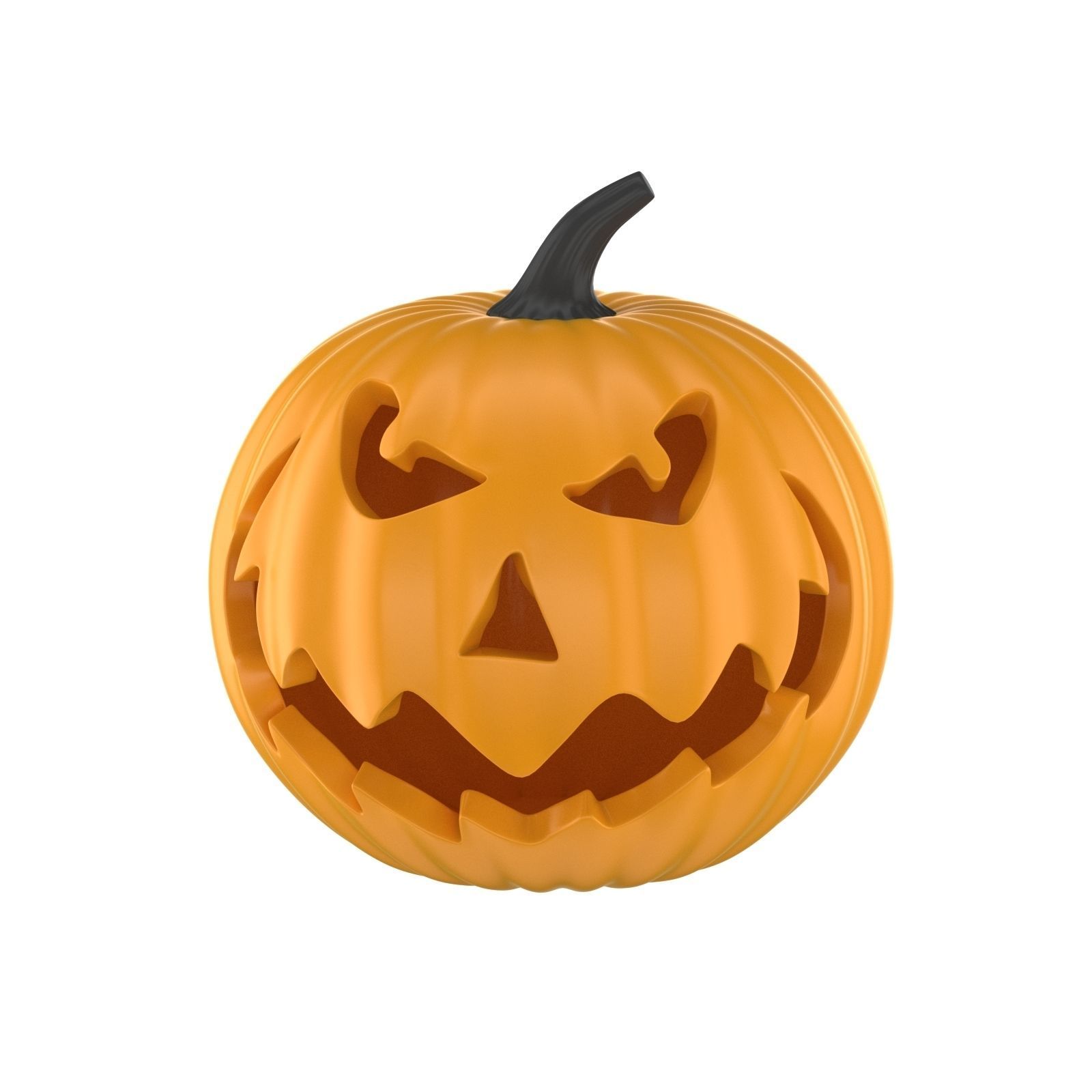 Halloween 6 Pumpkin 3D model_4