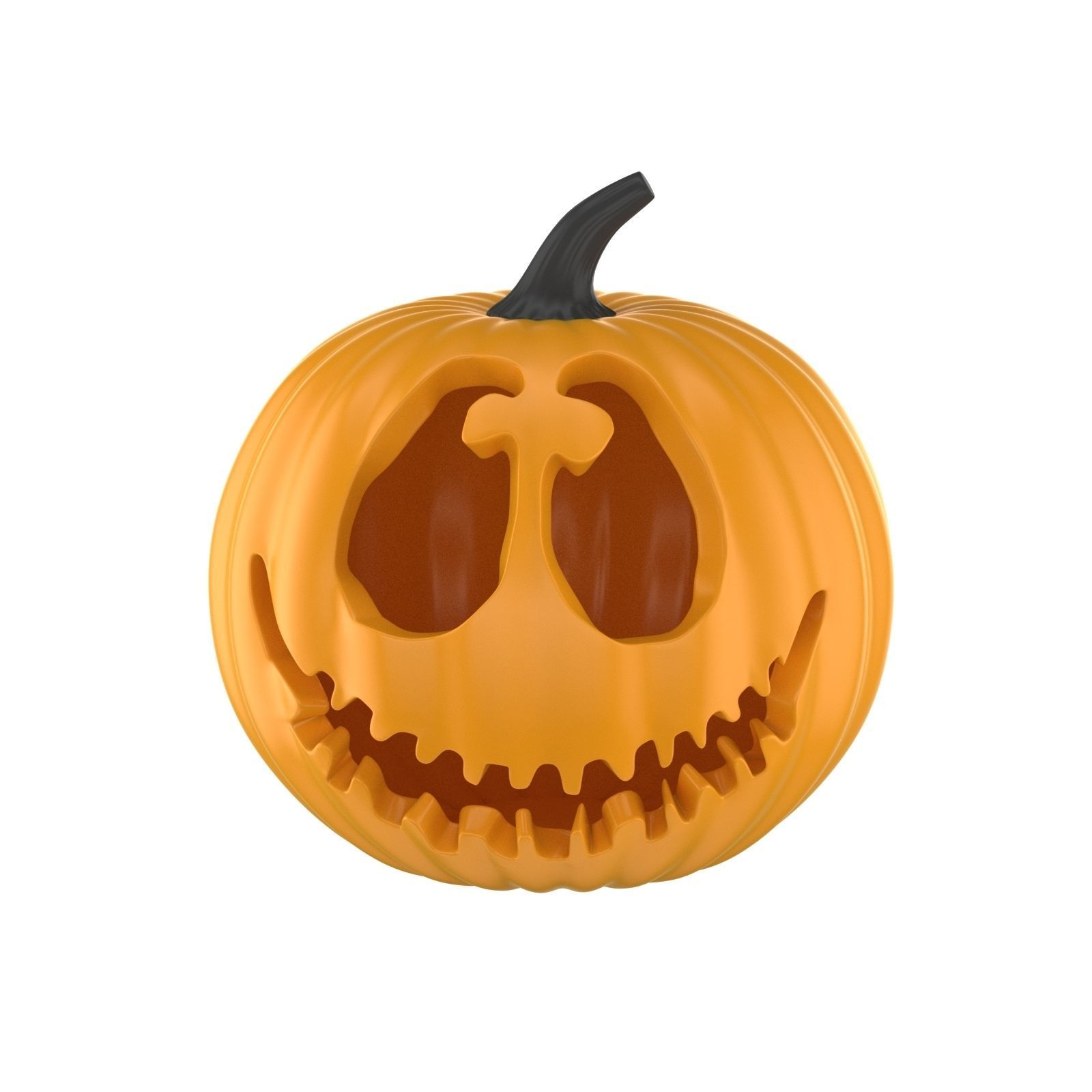 Halloween 6 Pumpkin 3D model_19