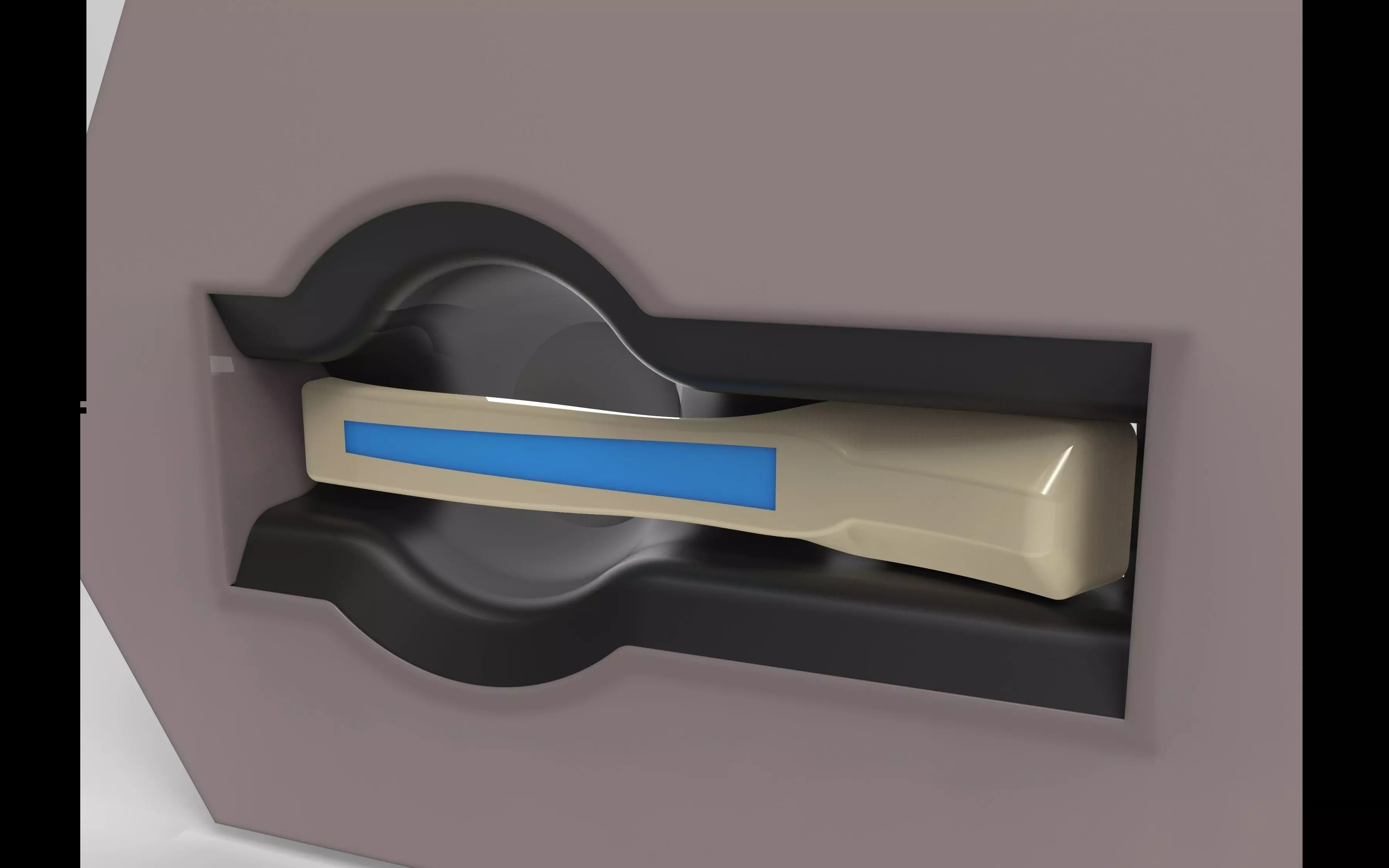Inside Door Handle 3D print model