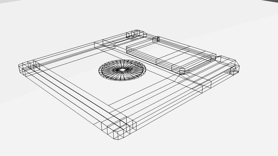 Computer Floppy Disc 3D model_4