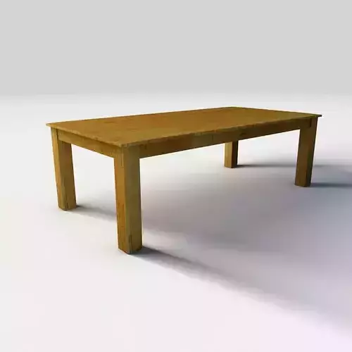 Wooden coffee table