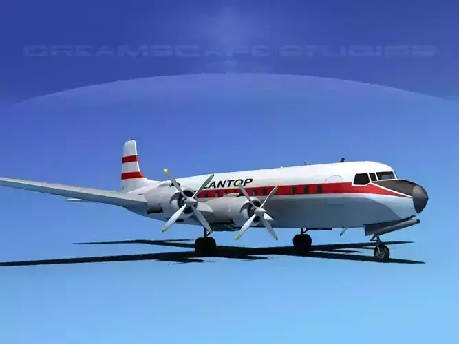Douglas DC-7C Zantop