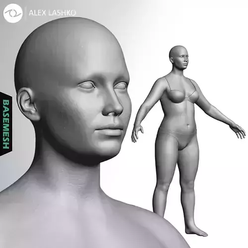 Overweight Female Basemesh