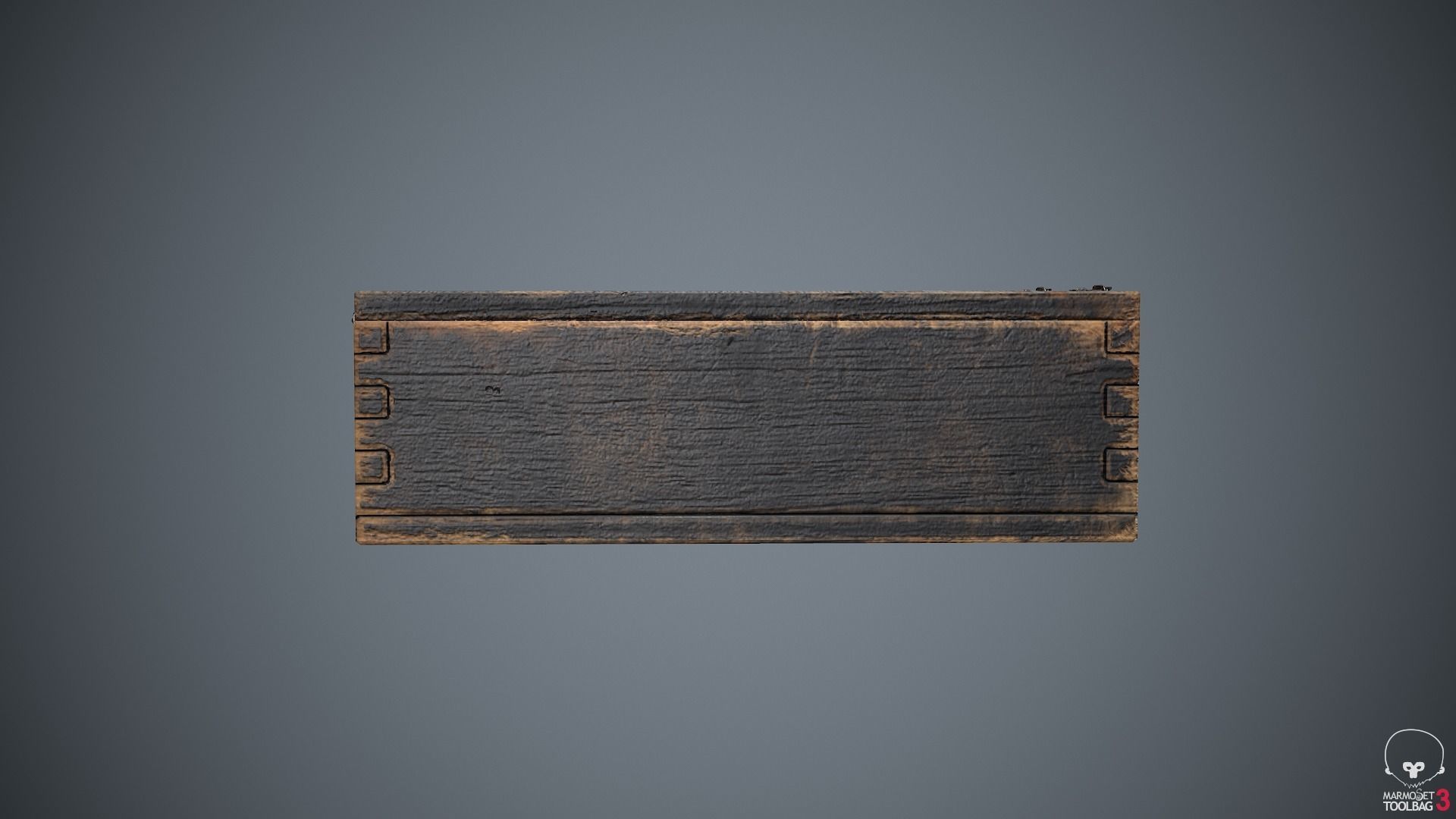 Ammunition Container Grenades Low-poly 3D model_7