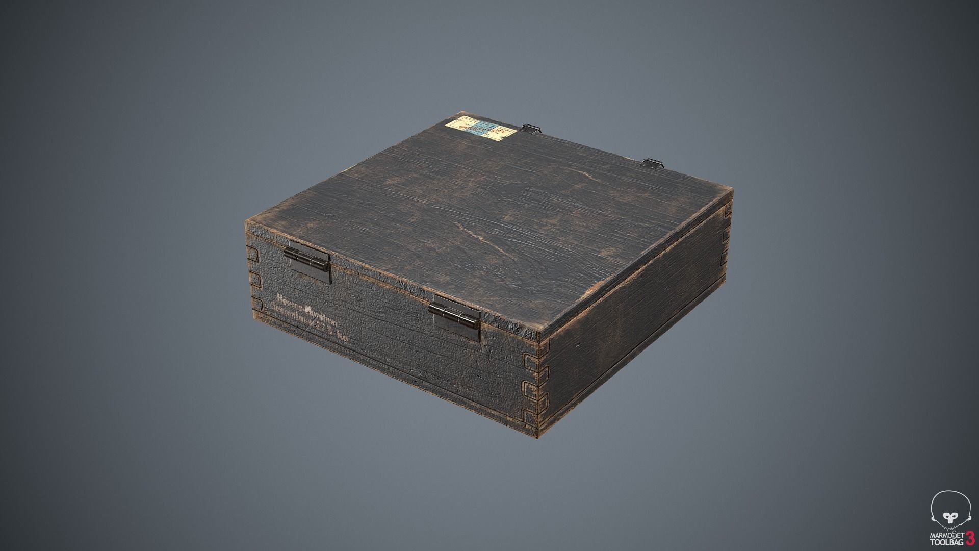 Ammunition Container Grenades Low-poly 3D model_3