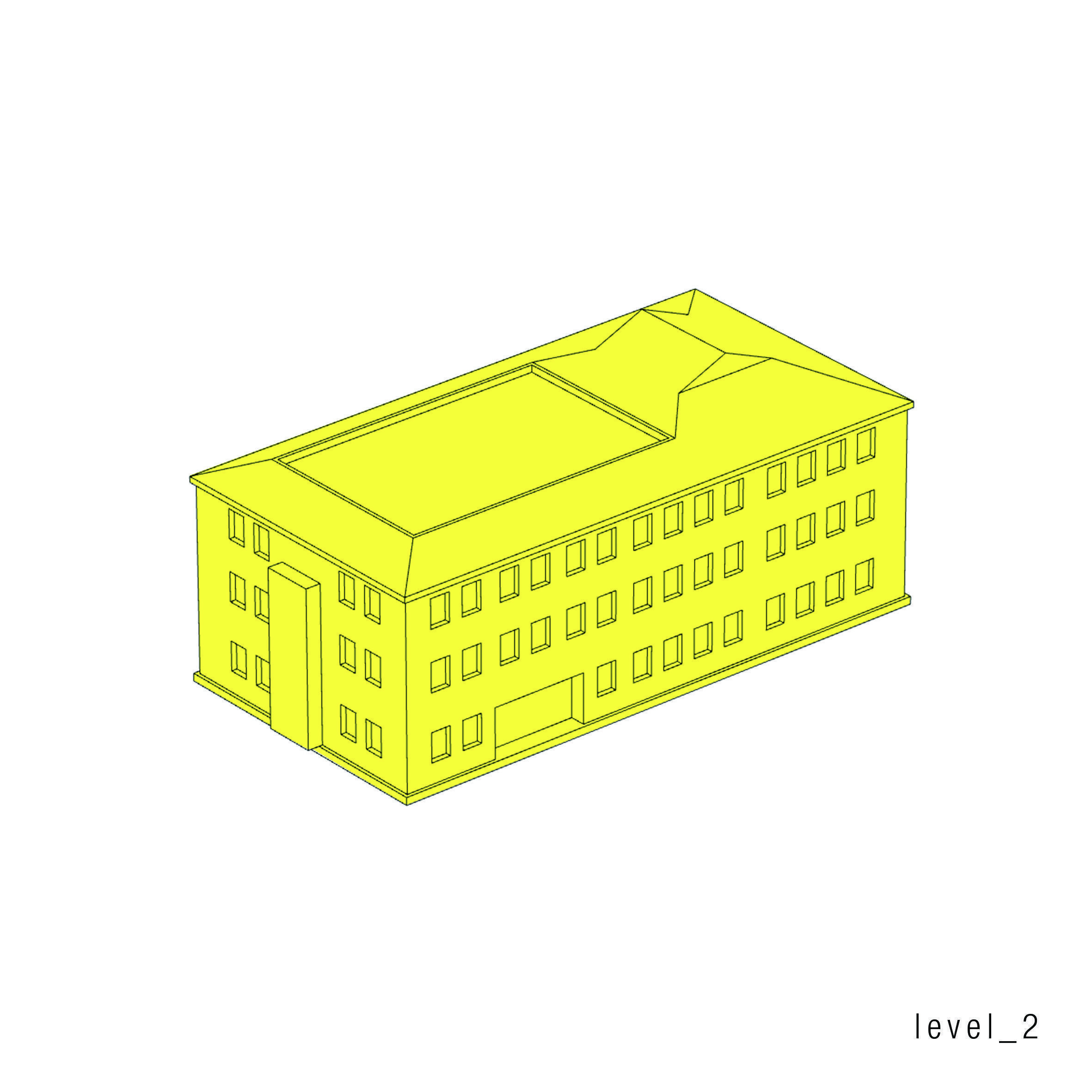 Staines upon Thames Surrey UK Low-poly 3D model_11