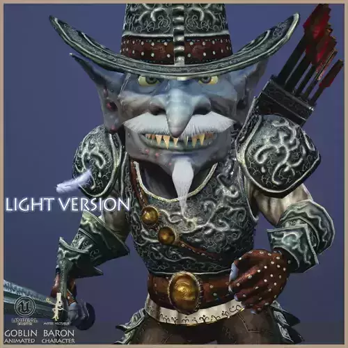 Goblin Baron Light Version Low-poly 3D model