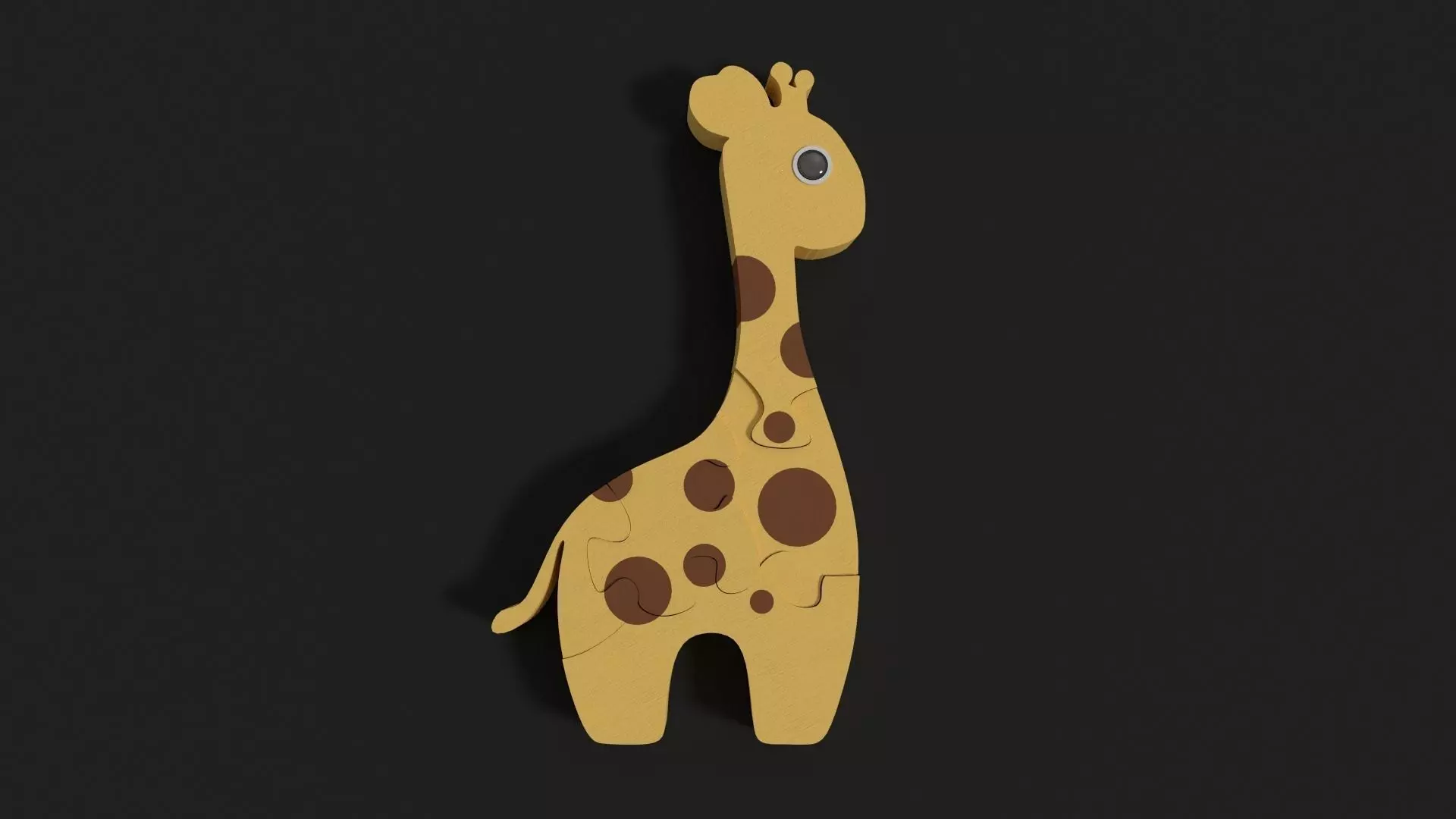 Giraffa puzzle Free 3D model