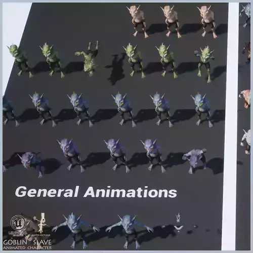 Goblin Slave Light Version Low-poly 3D model