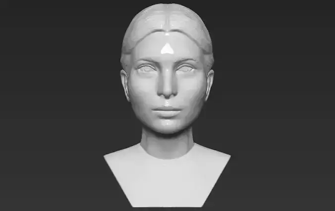 Ivanka Trump bust 3D printing ready stl obj formats 3D print model