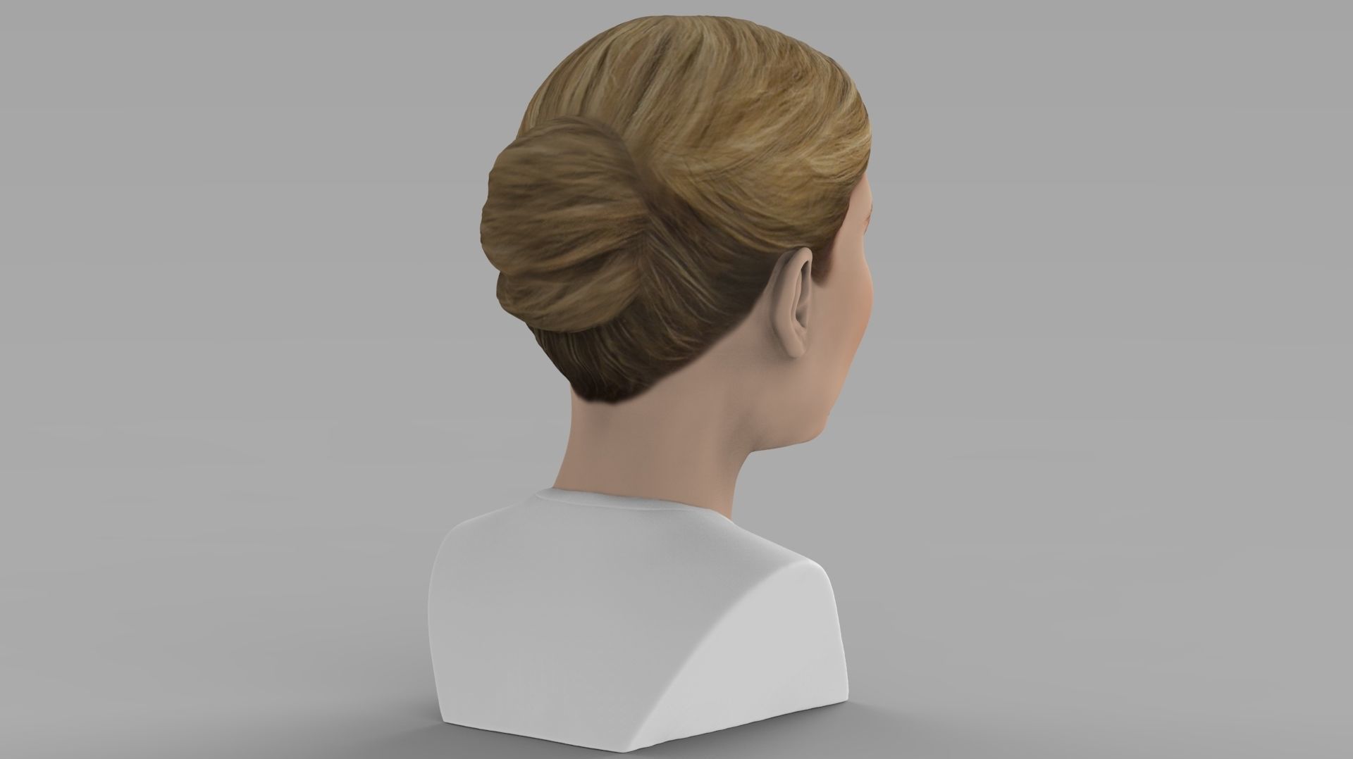 Ivanka Trump bust ready for full color 3D printing 3D print model_8