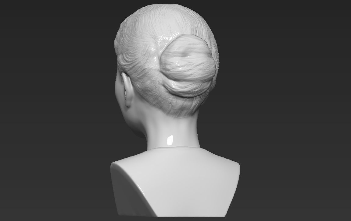 Ivanka Trump bust ready for full color 3D printing 3D print model_32