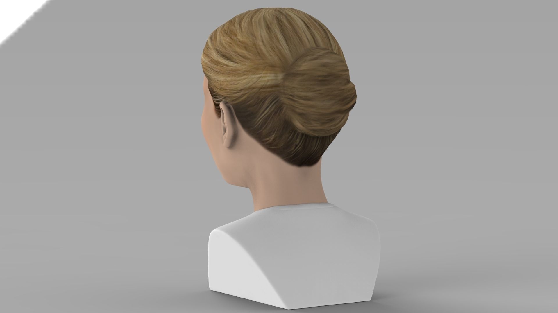 Ivanka Trump bust ready for full color 3D printing 3D print model_6