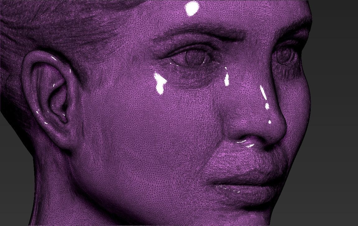 Ivanka Trump bust ready for full color 3D printing 3D print model_55