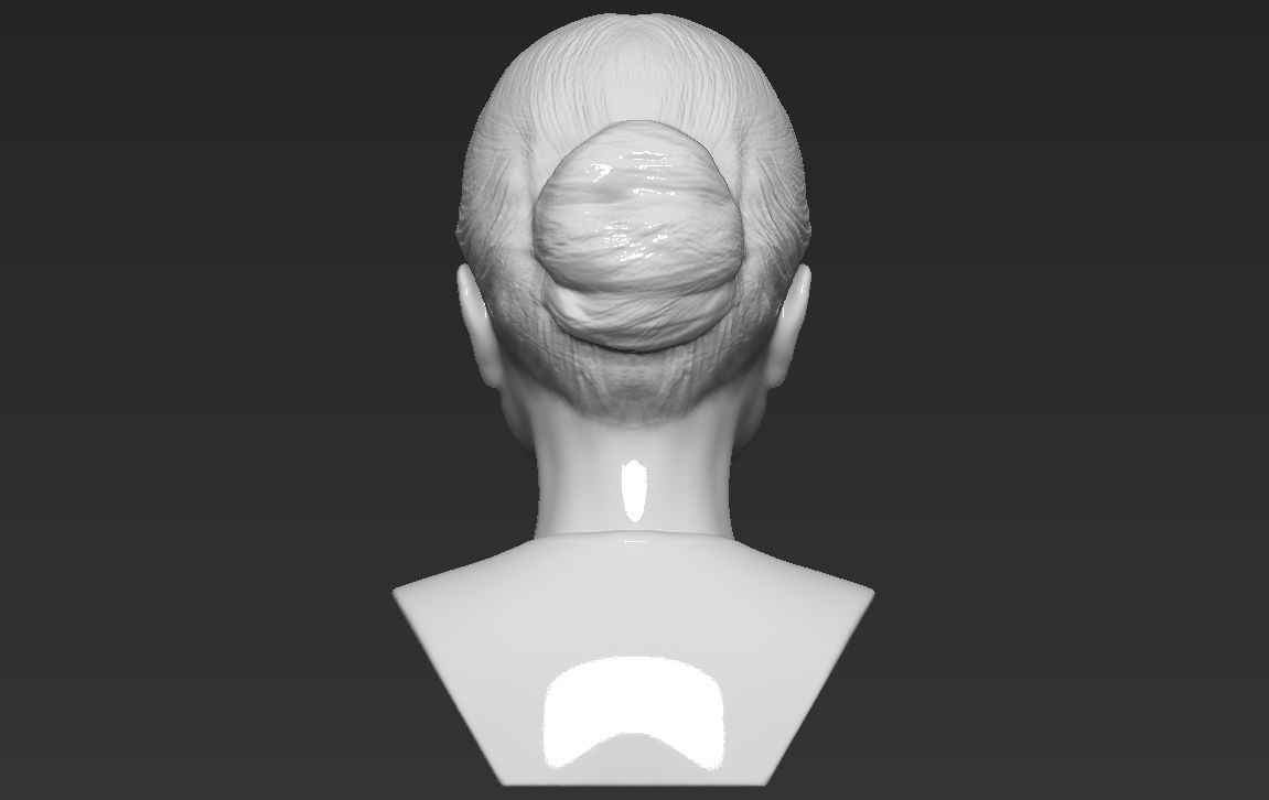 Ivanka Trump bust ready for full color 3D printing 3D print model_34