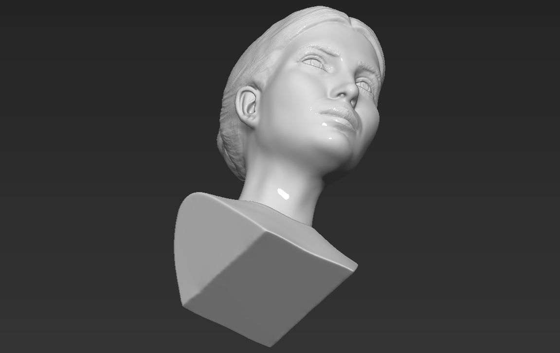 Ivanka Trump bust ready for full color 3D printing 3D print model_53