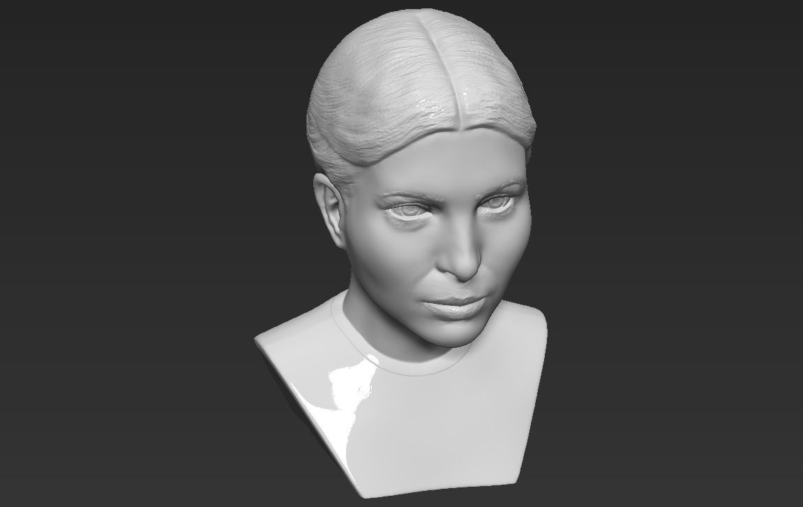 Ivanka Trump bust ready for full color 3D printing 3D print model_41
