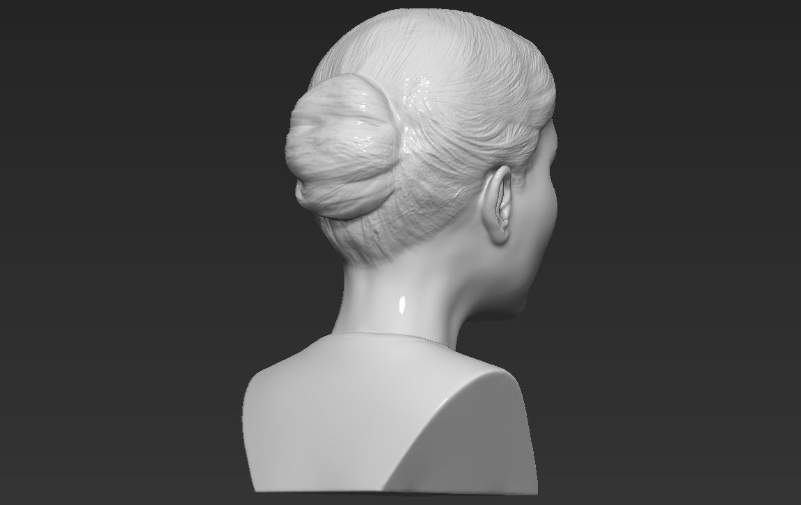 Ivanka Trump bust ready for full color 3D printing 3D print model_35