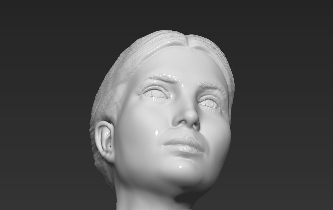 Ivanka Trump bust ready for full color 3D printing 3D print model_44