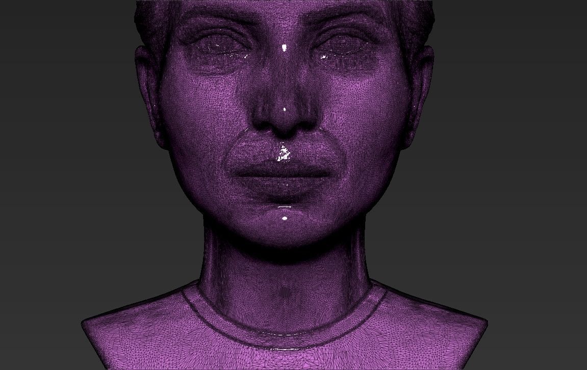 Ivanka Trump bust ready for full color 3D printing 3D print model_57