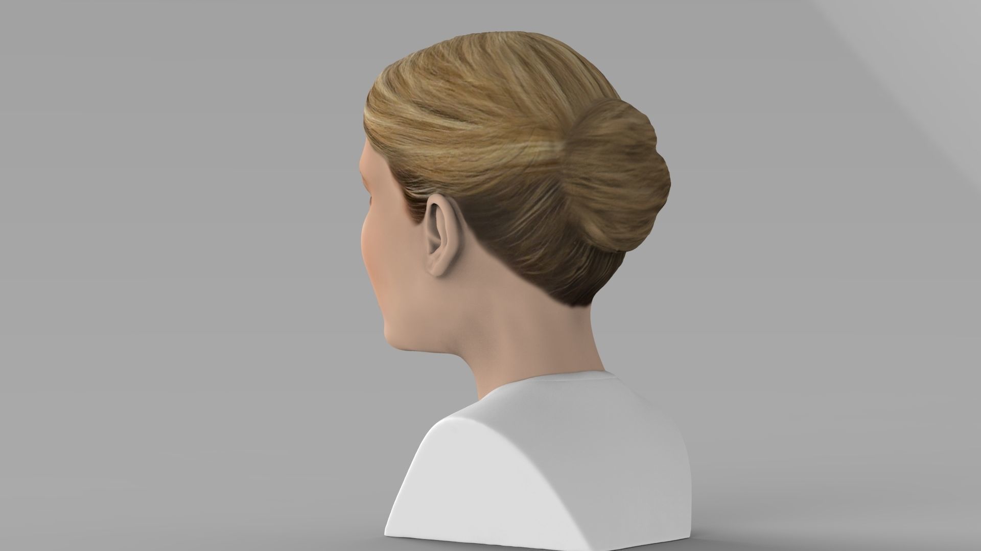 Ivanka Trump bust ready for full color 3D printing 3D print model_5